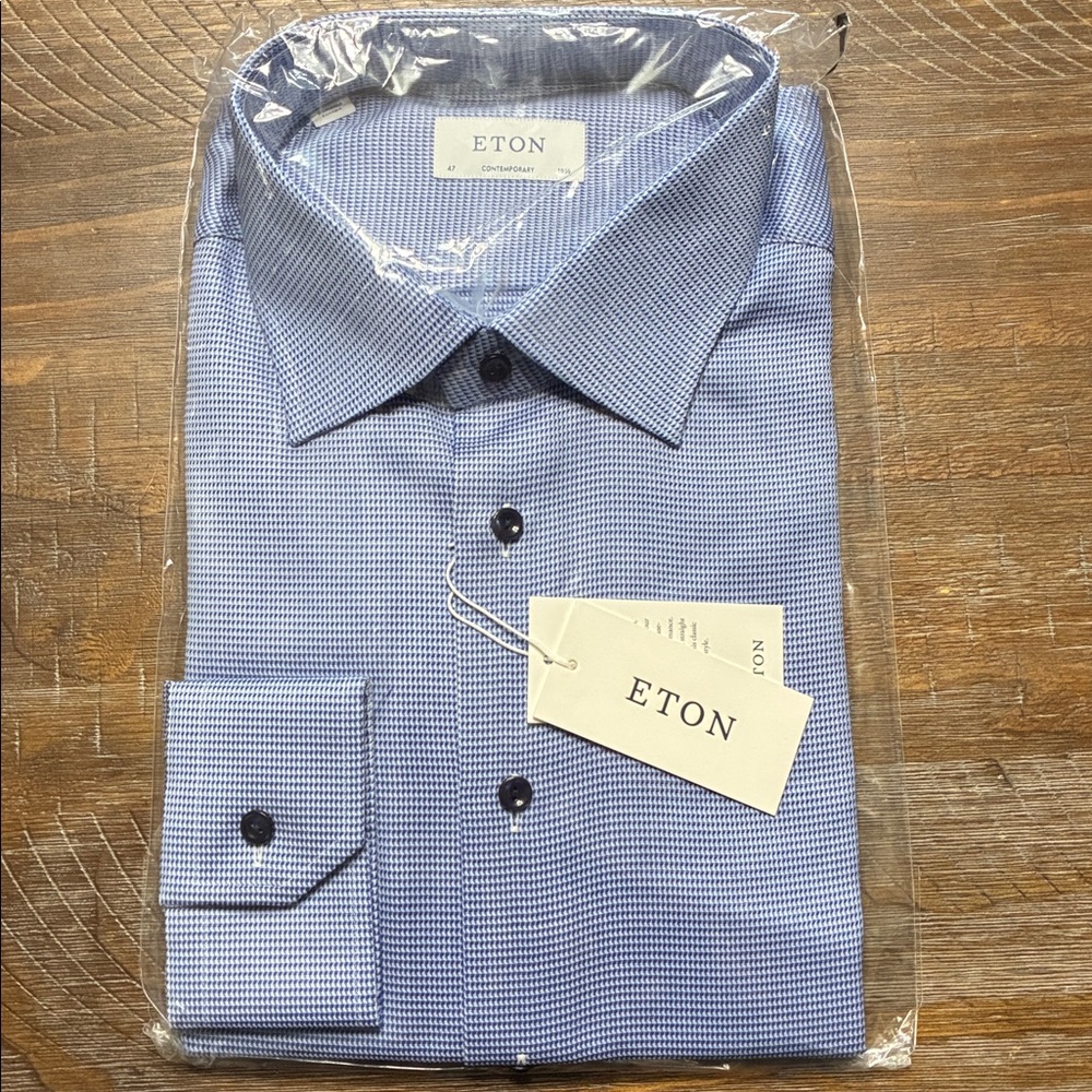 Eton Classic Blue Dress Shirt